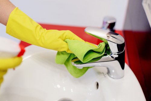 Recycling separation and waste sorting for a carpet cleaning operation
