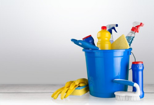 Professional deep cleaning in a Belsize Park home kitchen