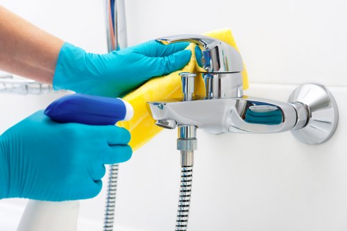 Commercial hard floor maintenance service in Belsizepark
