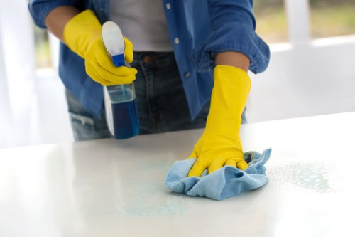 Professional cleaning of a stained brick facade in Belsizepark