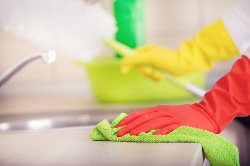 Kitchen and bathroom domestic cleaning service in Belsizepark